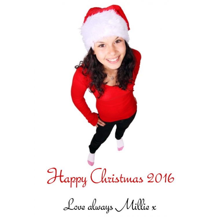 Design your own Christmas Card Pack - Flat A6 - Add your photo.